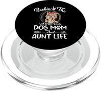 Chihuahua Rocking The Dog Mom and Aunt Life Mothers Day PopSockets PopGrip para MagSafe