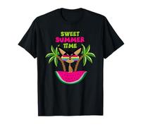 Chihuahua Sweet Summer Time Illustration Graphic Designs Camiseta