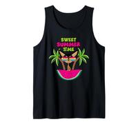 Chihuahua Sweet Summer Time Illustration Graphic Designs Camiseta sin Mangas
