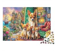 Chihuahua Yoga Challenging & Brainteasing Puzzle Group of Chihuahuas in Town for Adults & Kids Age 12 Years Up 52x38cm/1000pcs