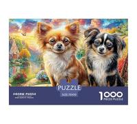 ChihuahuaWarm Mother-Child Interaction_2 1000 Piezas Adultos Puzzle Niños Regalo DecoracióN Familiar Entretenimiento Adultos 70x50cm/1000pcs