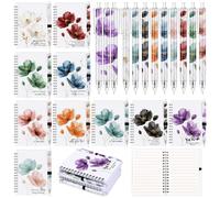 Chiisong 30 juegos de cuaderno en espiral de agradecimiento para empleados, notas adhesivas, citas inspiradoras, regalo para graduación, compañeros de trabajo, voluntarios, enfermeras, profesores