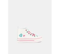 Chika10 Zapatillas City Up de niña tipo casco altas lona plataforma. Rosa 40