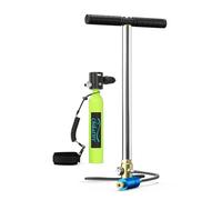 CHIKADIV Botella Aire Buceo 0.5L Mini Botella Buceo con Capacidad de 15 a 20 Minutos Portátil Respirador SubacuáTico para Viajes Buceo Equipo de Buceo para-Nadar Rescate B3 Green