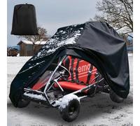 Chikia Funda para Go Kart, KT196 Funda Impermeable de Repuesto para Coleman KT196 Gokart TrailMaster Baja Protección, a Prueba de Polvo 420D Go Kart Accesorios