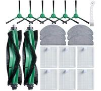 CHIKIXSON Accesorios para iRobot Roomba Combo 2 Essential Y0140/Y0112/Y0110, para Roomba 105 Combo Repuesto, 6 Filtros, 6 Paños Mopa, 6 Cepillos Laterales, 2 Cepillos Principales, 1 Cepillo Limpieza