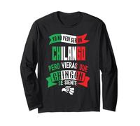 Chilango CDMX Funny Sarcastic Mexicans Street Spanish Slang Manga Larga