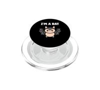 Child Animals Bats Cute Bird Minimalist Funny I'm a Bat PopSockets PopGrip para MagSafe