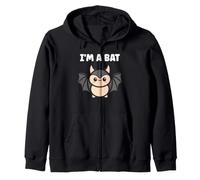 Child Animals Bats Cute Bird Minimalist Funny I'm a Bat Sudadera con Capucha