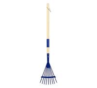 Child Garden Rake, Child Size Tool with Wooden Handle Design, 69x14cm | Fall Leaf Rakes for Boys Girls Backyard Park Lawn Outdoor Play Family