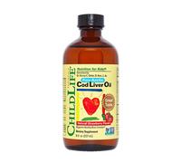 Child Life - Aceite de Hígado de Bacalao Ártico, Sabor Natural a Fresa - 237 ml