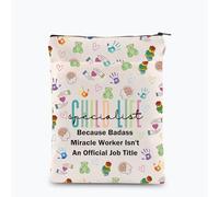 Child Life Specialist CCLS CLS CLS - Bolsa de maquillaje para pediatras, regalo de pediatra, regalo de escuadrón de vida infantil, regalo de vida infantil BS
