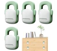 Child Lock for Fridge, 4 Pack Baby Proof Oven Stove Locks, Heat Resistant Dishwasher Safety Locks, Refrigerator Door Locks for Child Protection, Baby Proof Kitchen Appliances, Oven Baby Proof Locks