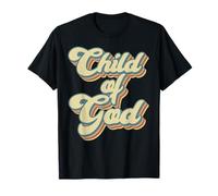 Child of God Retro Religious Christian Design Camiseta