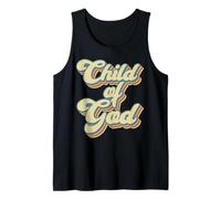 Child of God Retro Religious Christian Design Camiseta sin Mangas