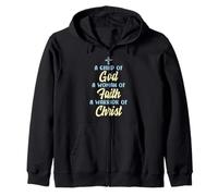 Child of God Women Faith Warrior Christ Jesus Christian Gift Sudadera con Capucha