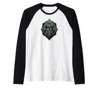 Child Of The Old Gods Mystic Fantasy Design Camiseta Manga Raglan