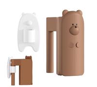 Child Proof Door Finger Pinch Guard - 5.5x3x6.7cm Bear Design Guard | Anti Slam Protective Device | Bear Design Door Slam Stopper For Finger Safety Protection Home Bedroom Living Room Supplies