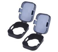 Child Proof Door Knob Covers - Infantes Proofing Reusable Locks and Handle Guards, 2 Pieces | Safety Covers for Cabinets, Drawers, Keyholes, Toilet, Refrigerator, Cupboard, Apartment, Kids