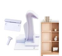 Child Proof Drawer Locks - Invisible Cabinet Latch Locks, Adhesive Safety