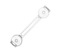 Child Safety Lock,Door Transparent Cabinet Lock Adhesive | Childproofing