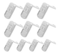 Child Safety Lock, Set of 10 Child-Proof Cabinet Door Lock, Removable Secure Sturdy Kids Proofing, Ideal for Furniture, Kitchen, Ovens, Drawers, Cabinets, Fridge, Closet, Bathroom