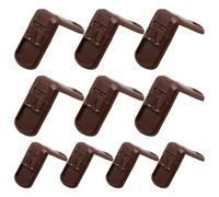 Child Safety Lock, Set of 10 Child-Proof Cabinet Door Lock, Removable Secure Sturdy Kids Proofing, Ideal for Furniture, Kitchen, Ovens, Drawers, Cabinets, Fridge, Closet, Bathroom