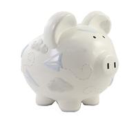 Child to Cherish - Hucha de cerámica para niños, avión de papel