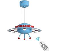 - Child UFO Dimming Flying Saucer Living Study Lamp,'s Bedroom Male Girl Room Lamp, LED Chandelier