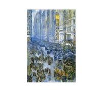 Childe Hassam Famous Prints Famous Prints Fifth Avenue - Póster de pared para decoración del hogar, escuela, oficina, sin marco, 61 x 91 cm