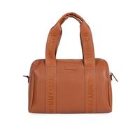 CHILDHOME, Bolso Cambiador para bebé, Mommy Bag, Cambiador bebé Incluido, Mucho espacio Almacenamiento, Fijaciones para cochecito, Correa para el hombro, Algodón, 22L, Firma Mommy Club, Marrón