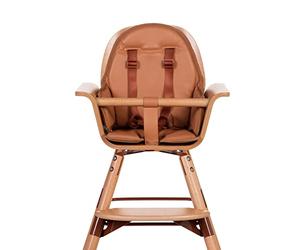 Childhome BVBA Cojín reductor para trona, efecto cuero, compatible con calzada alta Evolu y Evowood, nude