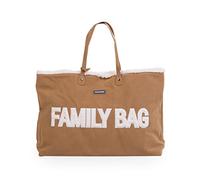 CHILDHOME, Family Bag, bolso cambiador, bolso de viaje/fin de semana, gran capacidad, bolsa amovible incluida, Suede