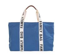 CHILDHOME, Family Bag, bolso cambiador, bolso de viaje/fin de semana, gran capacidad, bolsa amovible incluida, Colección Signature Indigo