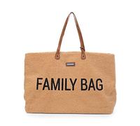 CHILDHOME, Family Bag, bolso cambiador, bolso de viaje/fin de semana, gran capacidad, bolsa amovible incluida, Teddy beige