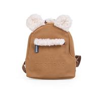 Childhome Mi Primera Bolsa Mochila de Bebé, Escuela, Jardín de Infancia, Guardería, Dos Compartimentos, Bolsa de Almuerzo, Hebilla de Seguridad Extraíble, Resistente al Agua, Suede