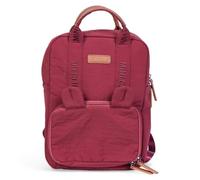 CHILDHOME, Mochila Bebé, Mochila Infantil, Cartable Maternelle, Bolsa Isotérmica, Compartimento para Caja de Almuerzo, Resistente, Material Algodón, My First Bag, 7L, Mini Club Urban, Burdeos