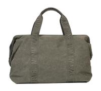 CHILDHOME, Mommy Bag 58 L, Bolso Cambiador Efecto Ante, Oliva | 58 L, efecto ante, cambiador, bolsillo isotérmico, bandolera, múltiples bolsillos, pasacarro, bolsa de maternidad