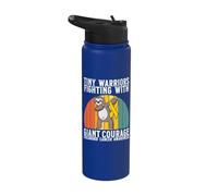 Childhood Cancer Awareness Gifts Items for Kids Warriors Stainless Steel Insulated Water Bottle