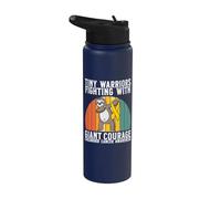 Childhood Cancer Awareness Gifts Items for Kids Warriors Stainless Steel Insulated Water Bottle