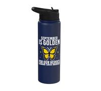 Childhood Cancer Awareness Month Gifts Childhood Cancer Stainless Steel Insulated Water Bottle
