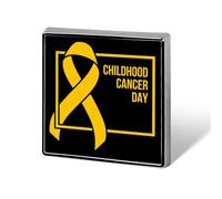 Childhood Cancer Awareness Month in September We Wear Gold Badge Pin Brooches for Backpack Cloths Hats Button Pins Decor