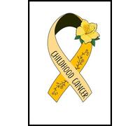 Childhood Cancer Awareness Notebook: Minimalist 6"x9" Journal with 110 College-Ruled Pages - Ideal for Writing, and Everyday Notes