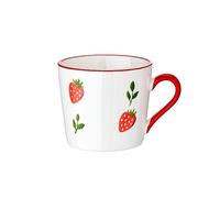 CHILDIKE Taza de café de cerámica de 13 onzas, bonita taza de té, taza de porcelana para desayuno, capuchino, latte, sopa, cereales, helado, lavavajillas y microondas, 1 paquete