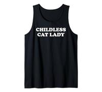 Childless Cat Lady Shirt.Cat Mom Tank Top,Childless Cat Lady Camiseta sin Mangas