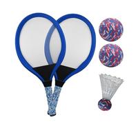 Children Badminton Racket | Children Badminton Racket Outdoor Toy,1 Pair Educational Ball Sport Game with Shuttlecock for School Kindergarten Backyard Park Beach