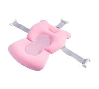 Children Bath Cushion - Adjustable Anti-Skid Support Pillow | Bathtub Kids with Buckles and 3 Safety Belts, for Home Travelling, Anti-Slip Padded Bathtub Mat Net