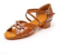 Children Dance Shoes Women Ballroom Latin Ladies Modern Tango Dancing Performance 1pair(1,36)