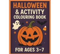 Children Halloween Colouring & Activity Book for Ages 3-7