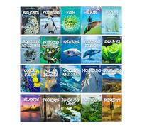 Children Introduction to Nature and Geography 20 Book Collection Set: (Bears, Big Cats,Crocodiles and Alligators,Coral Reefs,Deserts,Grasslands): 0